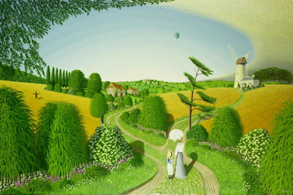 Detail of Going Home, 1989 by Peter Szumowski