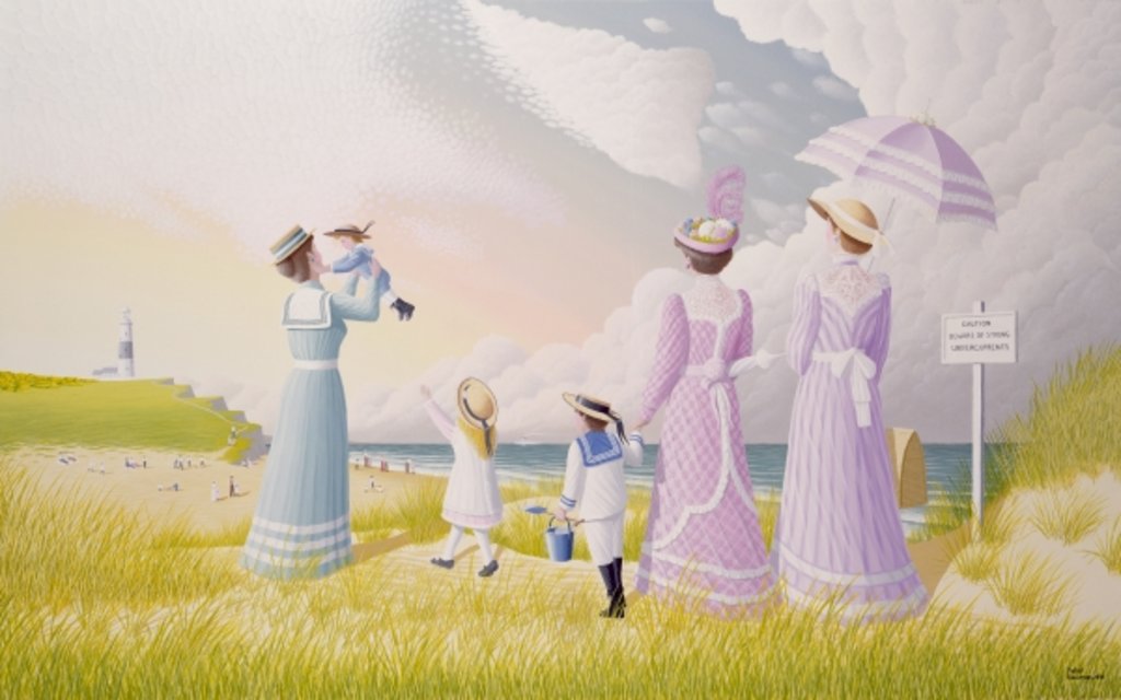 Detail of A Stroll on the Dunes by Peter Szumowski