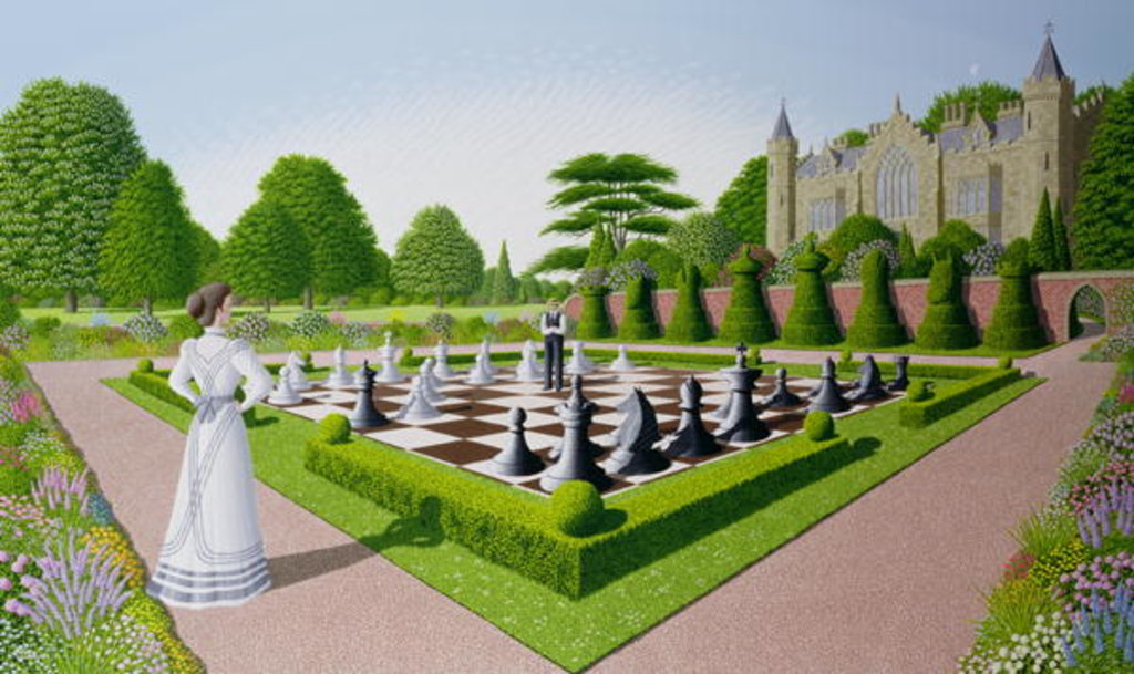 Detail of Fools Mate by Peter Szumowski