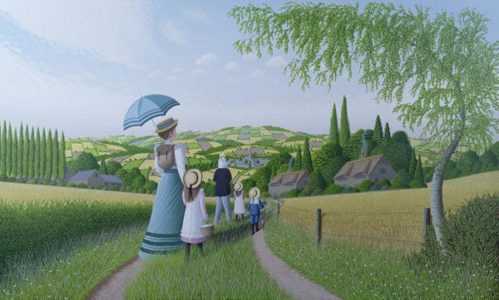 Detail of A Day in the Country, 1996 by Peter Szumowski