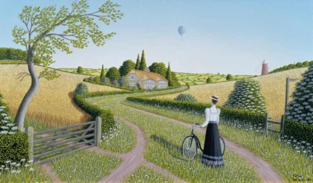 Detail of Summer Cycling, 1996 by Peter Szumowski
