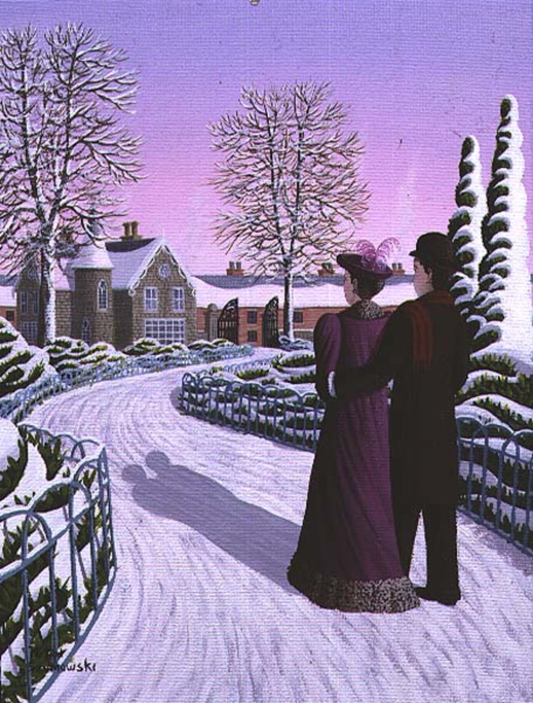 Detail of Home at Twilight, 1996 by Peter Szumowski