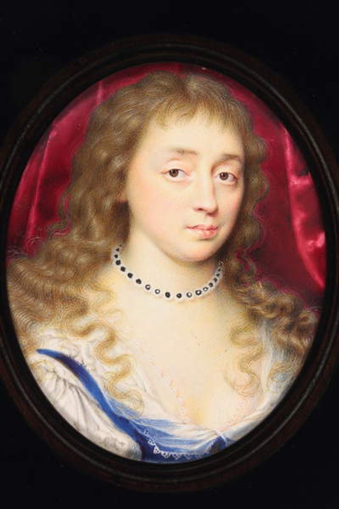 Detail of A Lady called Teresia Lady Shirley by John Hoskins