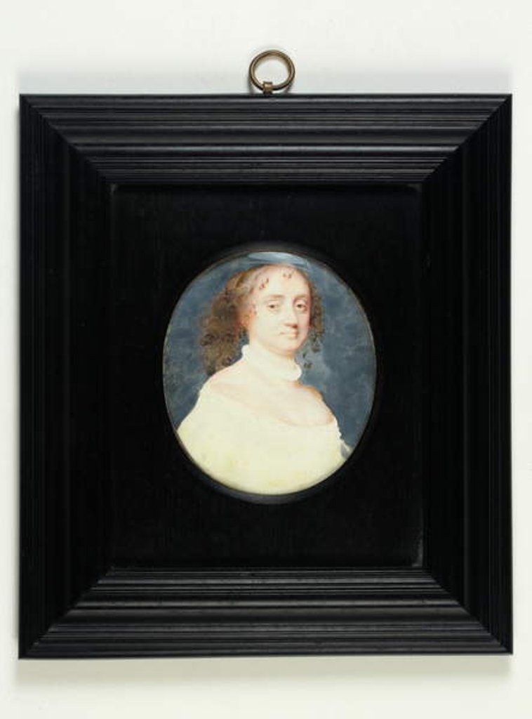 Detail of Portrait of a Lady Called Barbara Villiers, Countess Of Suffolk by Samuel Cooper