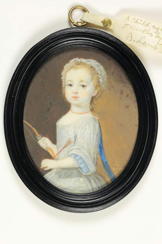 Detail of A young child born 1714, c.1716 by Bernard III Lens