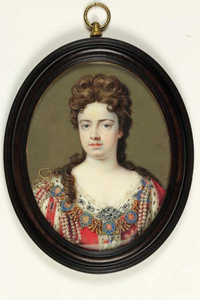 Detail of Queen Anne by Bernard III Lens