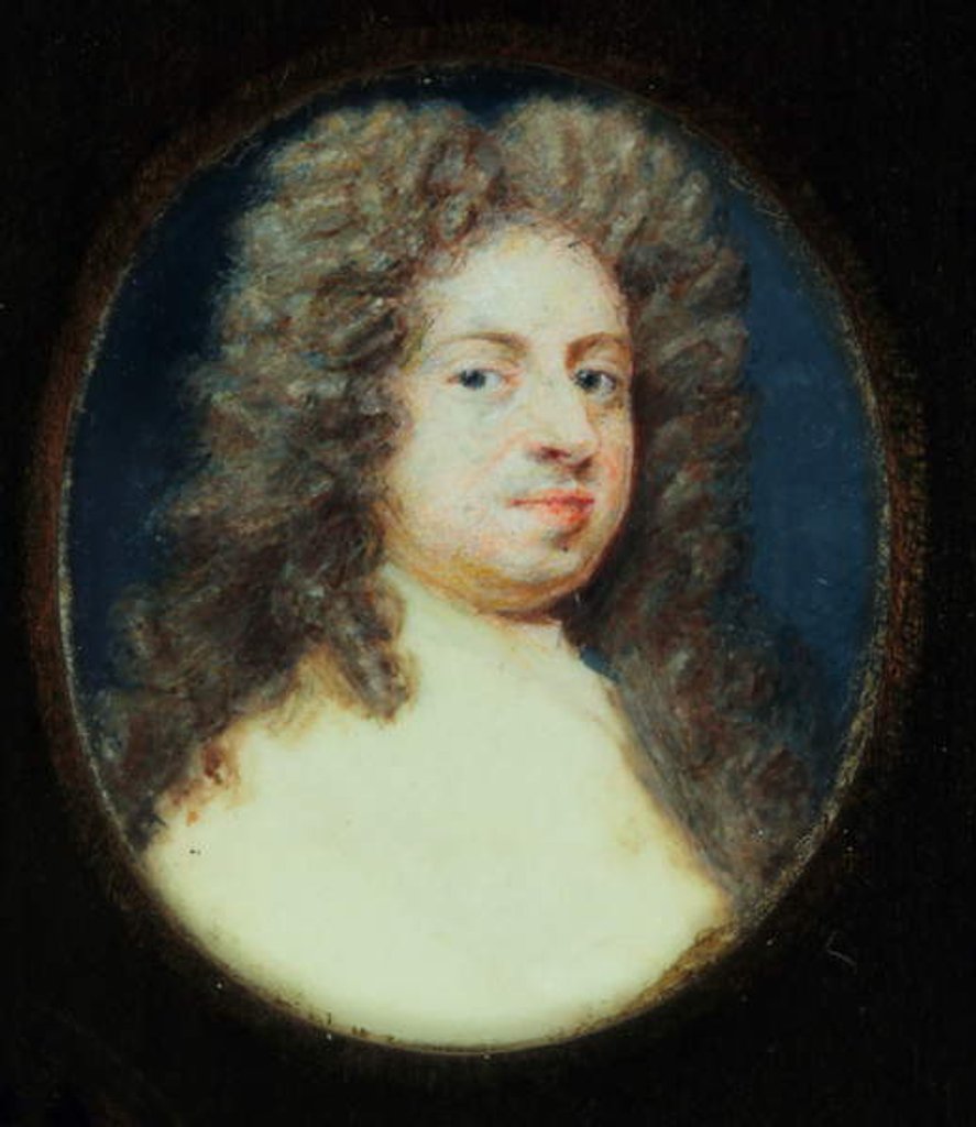 Detail of Sir Godfrey Kneller by Susan Penelope Gibson