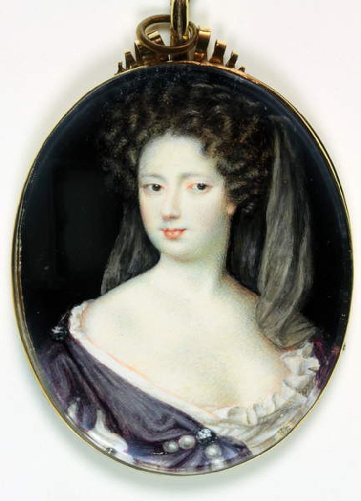 Detail of Anne Greville, Countess of Kingston by Richard (1615-1690) Gibson