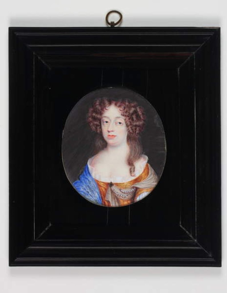 Detail of Frances Pierrepont, Duchess of Newcastle by H. Byrne