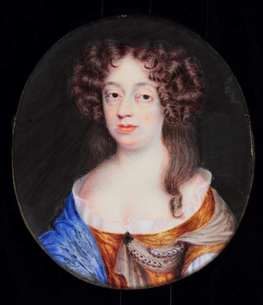 Detail of Frances Pierrepont, Duchess of Newcastle by H. Byrne