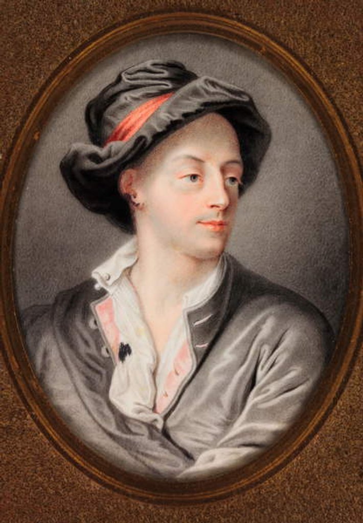 Detail of Matthew Prior, 1713 by Alexander Souville