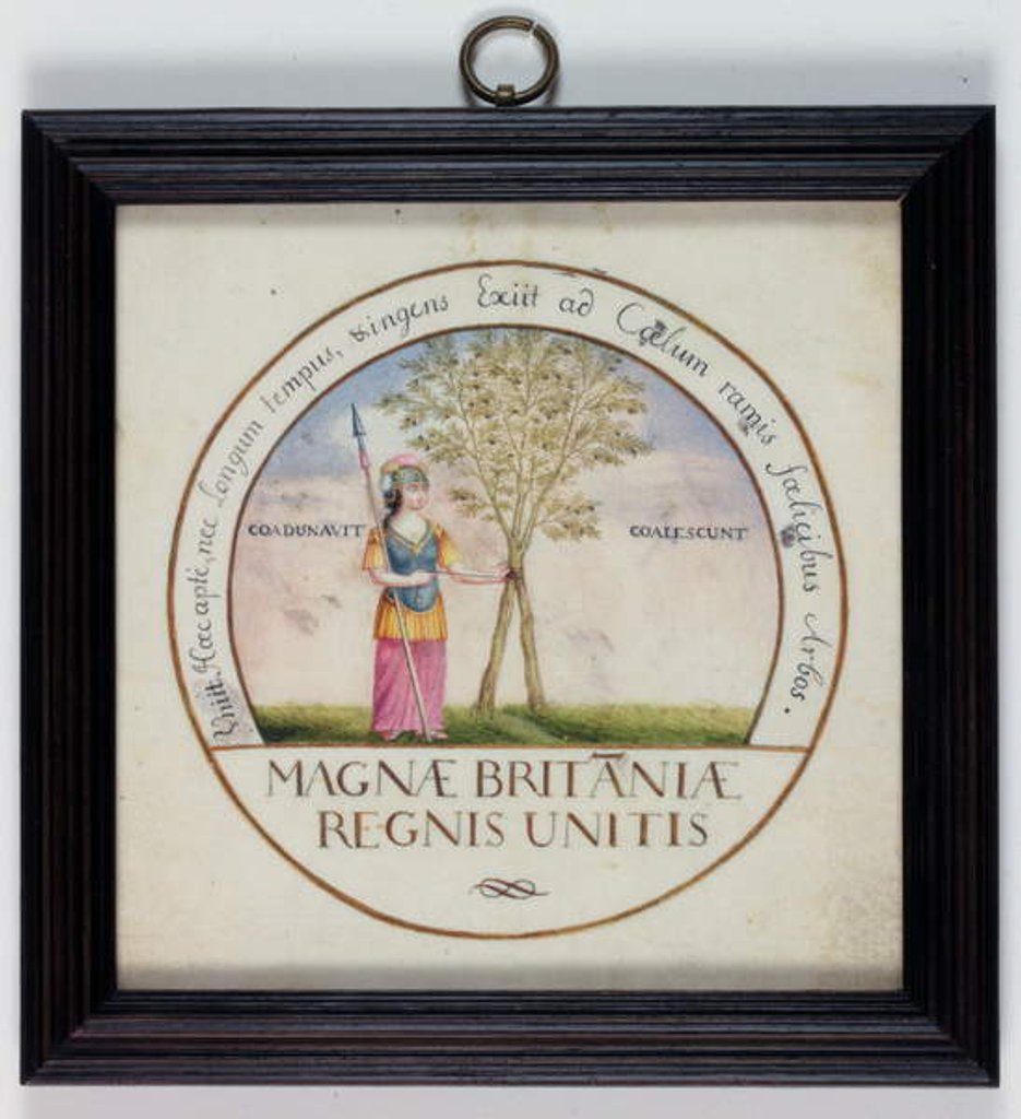 Detail of Emblem of the Union of England and Scotland, 1707 by Pierre Violier