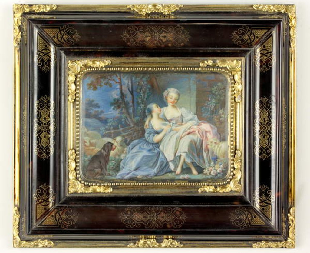 Detail of Le Messager de l'Amour or Le Messager Fidele by French School