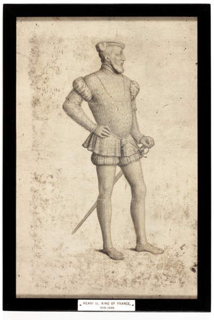 Detail of Henri II, King of France by School French