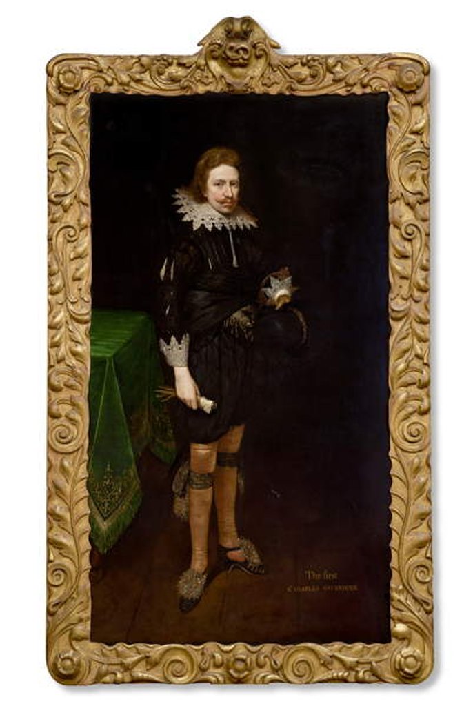 Detail of Portrait of William Cavendish, 1624 by Daniel Mytens