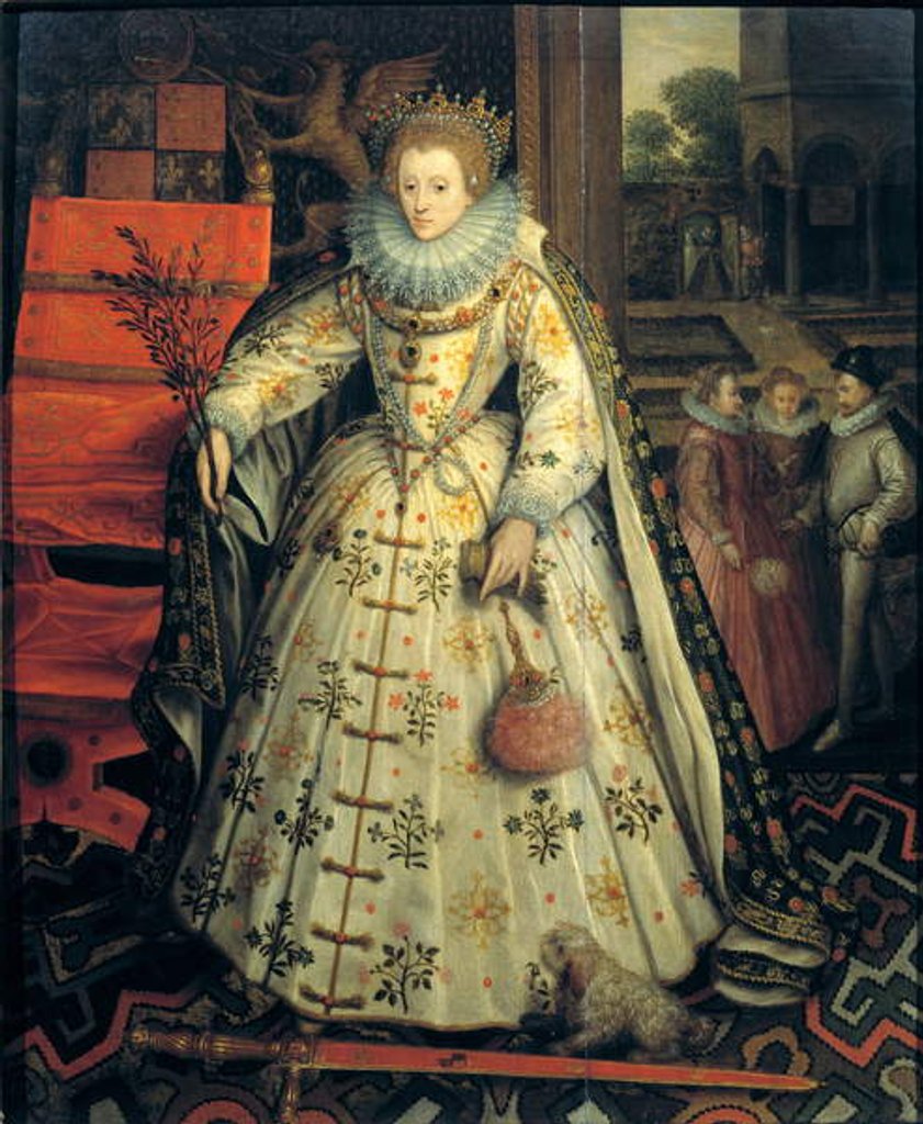 Detail of Queen Elizabeth I, c.1580 by Marcus the Elder Gheeraerts