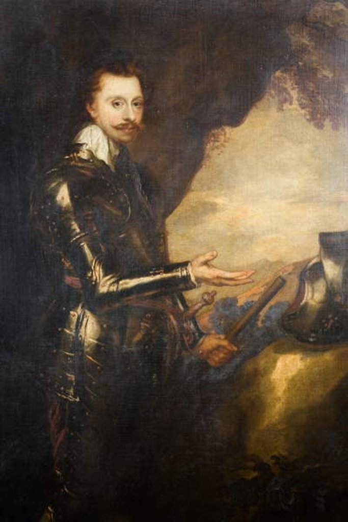 Detail of Sir Charles Cavendish by Anthony van Dyck