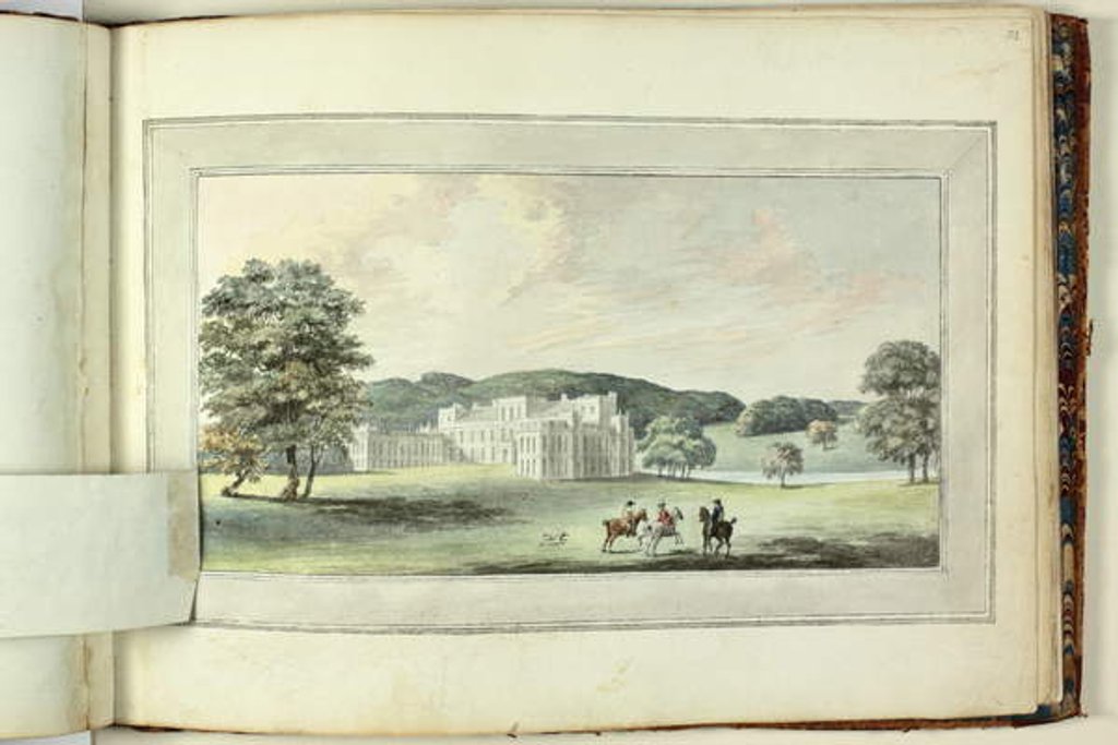 Detail of Red Book: Welbeck, 1790 by Humphry Repton