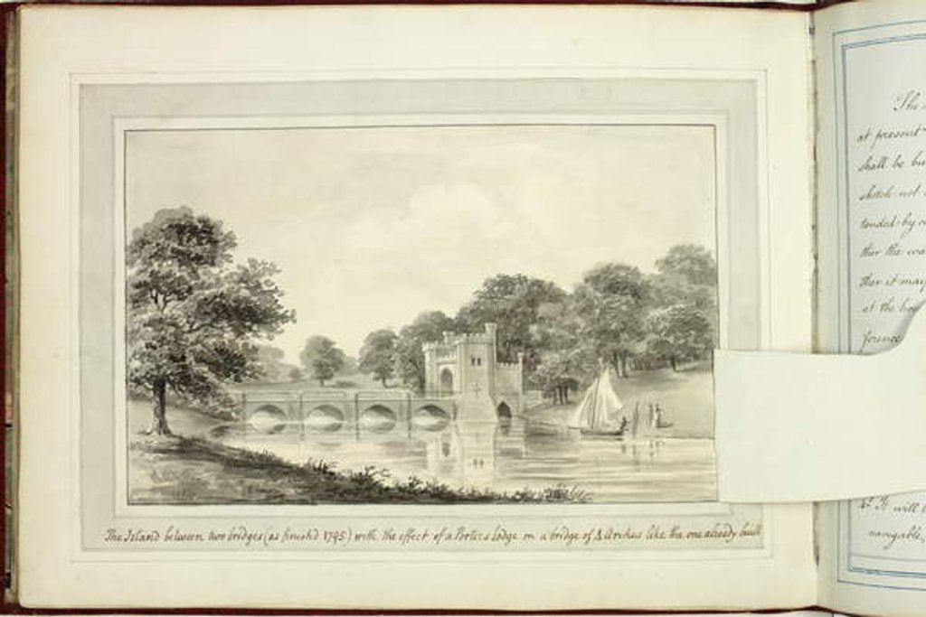 Detail of Red Book: Welbeck, 1793 by Humphry Repton