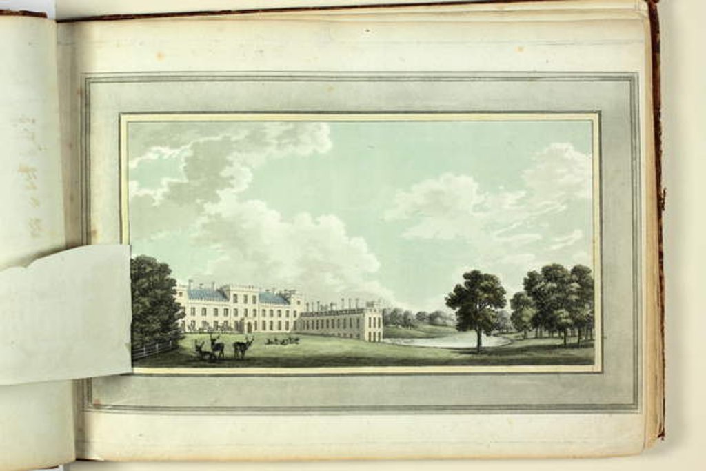 Detail of Red Book: Welbeck, 1790 by Humphry Repton