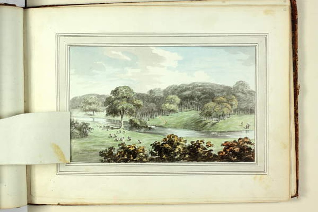 Detail of Red Book: Welbeck, 1790 by Humphry Repton