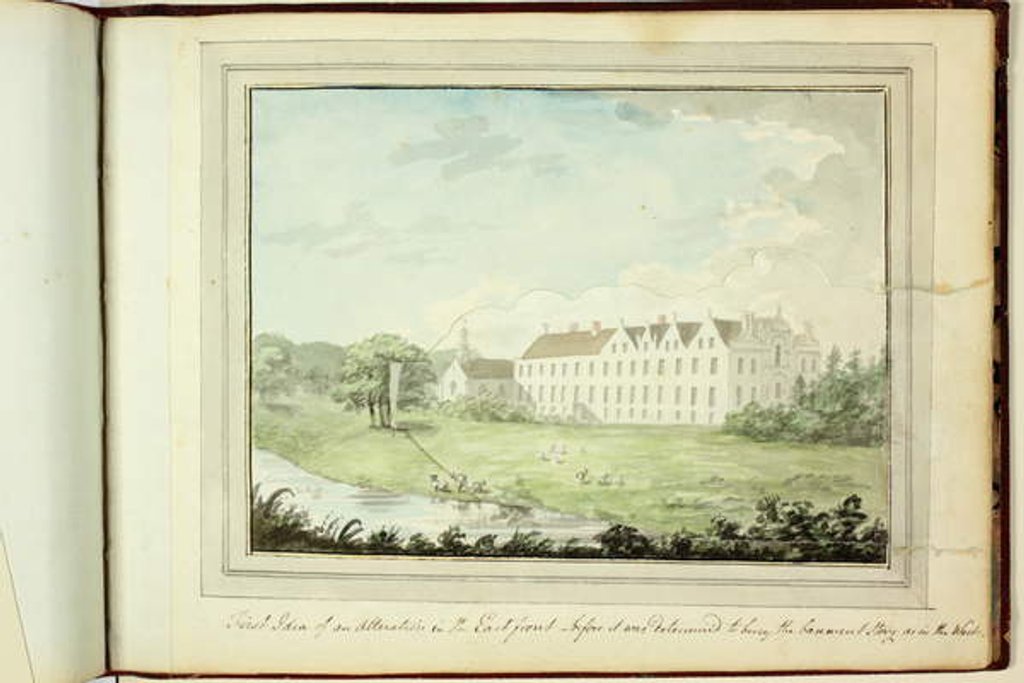 Detail of Red Book: Welbeck, 1793 by Humphry Repton