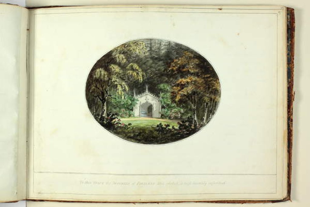 Detail of Red Book: Welbeck, 1790 by Humphry Repton