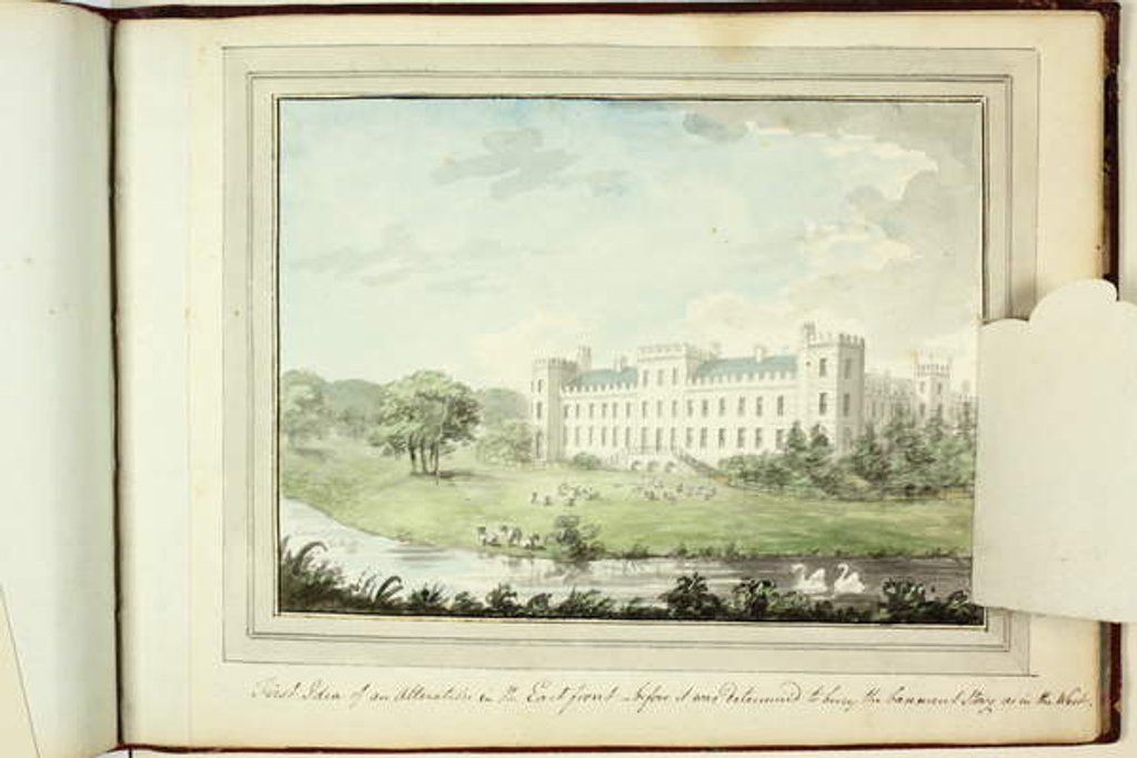 Detail of Red Book: Welbeck, 1793 by Humphry Repton