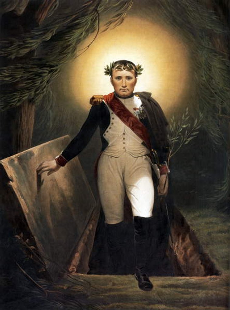 Detail of Napoleon Leaving his Tomb, c.1860 by Emile Jean Horace Vernet