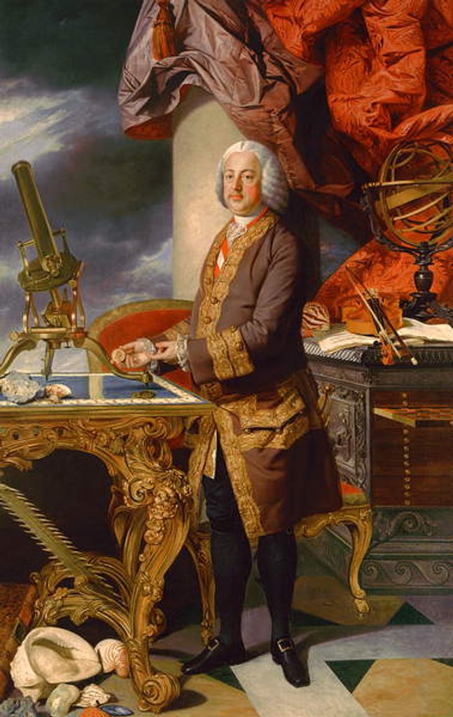 Detail of Francis I Holy Roman Emperor, 1776/77 by Johann Zoffany
