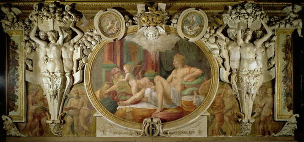 Detail of Danae by Giovanni Battista Rosso Fiorentino