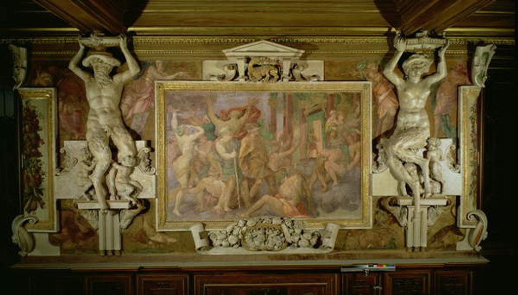 Detail of Hunting out Ignorance by Giovanni Battista Rosso Fiorentino