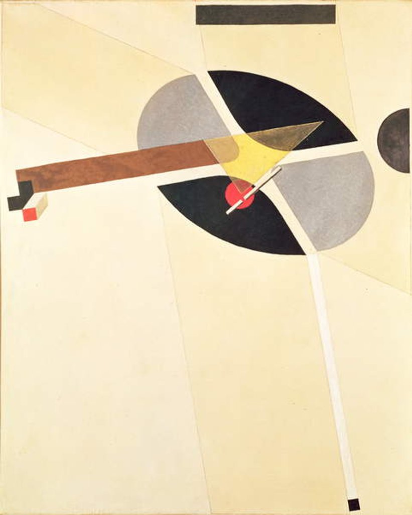 Detail of Proun 67 by Eliezer Markowich Lissitzky
