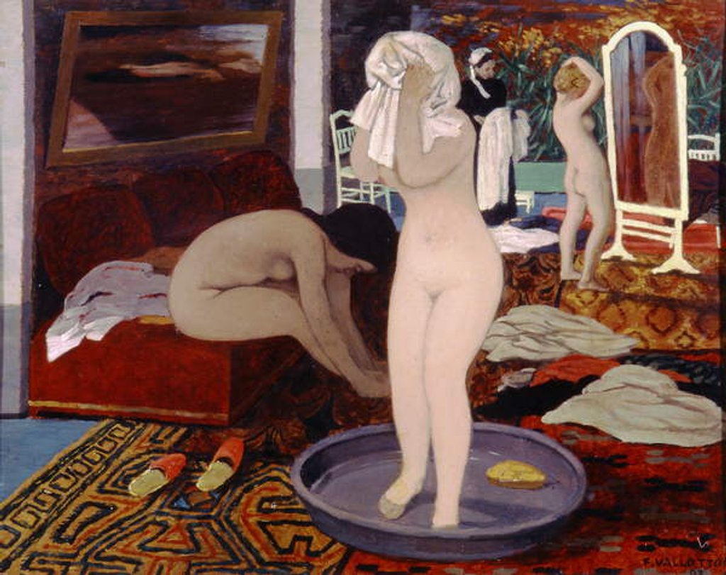 Detail of Women at their Toilet, 1897 by Felix Edouard Vallotton