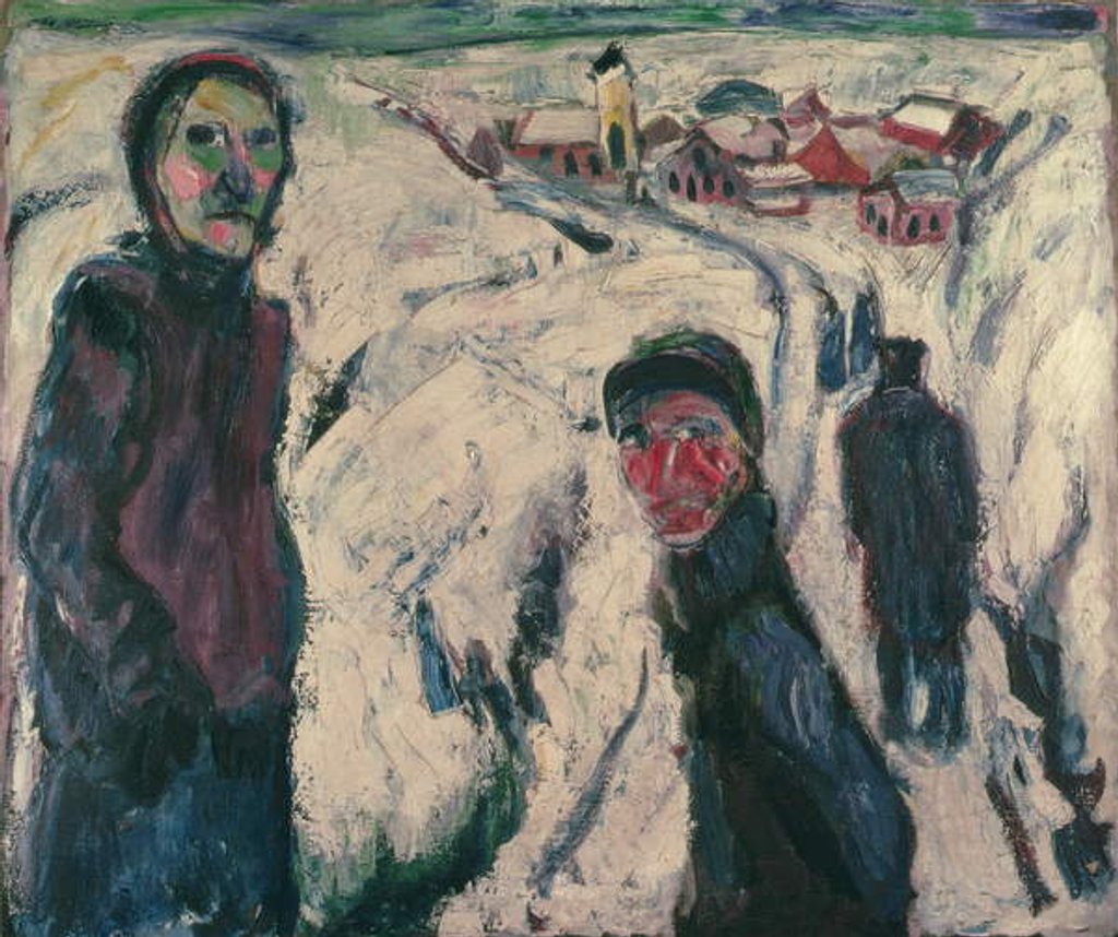 Detail of Snow Landscape, 1923 by Ernst Ludwig Kirchner