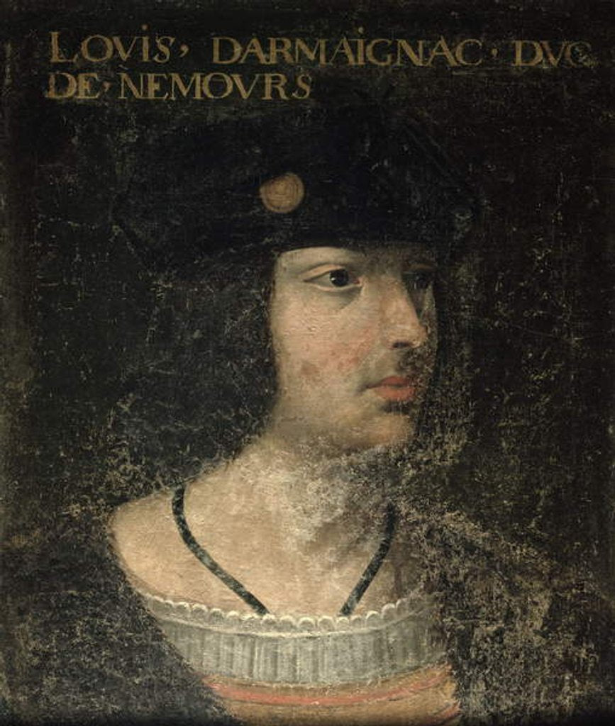 Detail of Louis d'Armagnac by French School