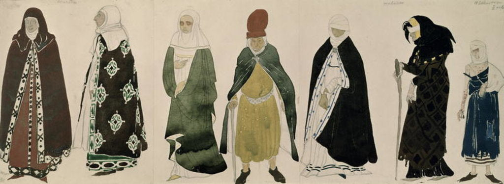 Detail of Costumes for the Messengers from 'The Martyrdom of St. Sebastian', 1911 by Leon Bakst