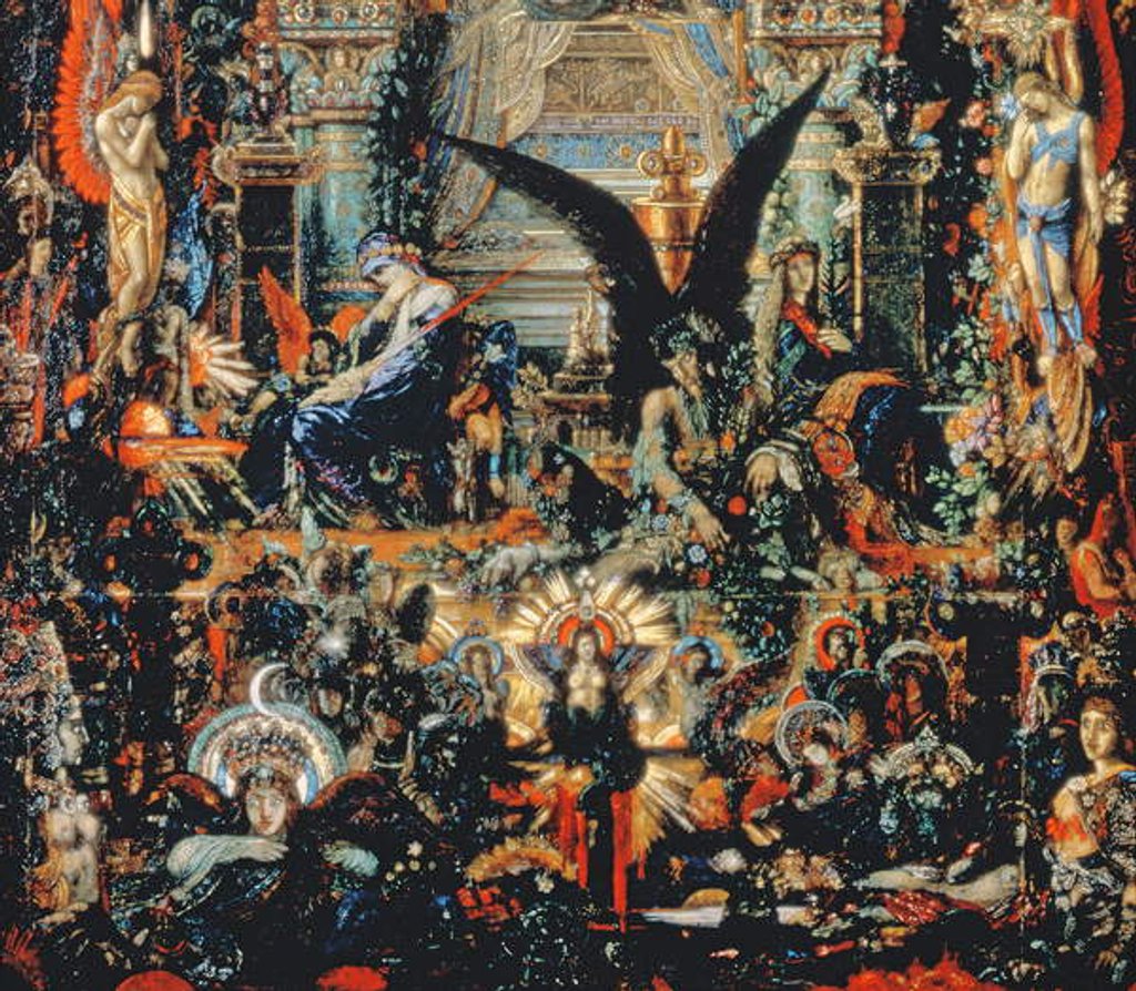 Detail of Jupiter and Semele, 1894-95 by Gustave Moreau