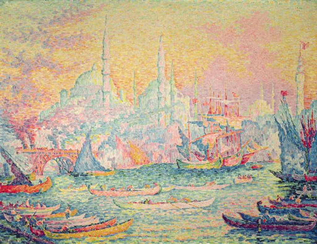 Detail of Istanbul, 1907 by Paul Signac