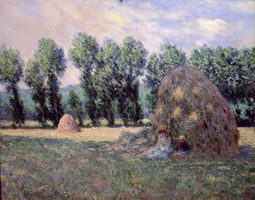 Detail of Haystacks, 1885 by Claude Monet