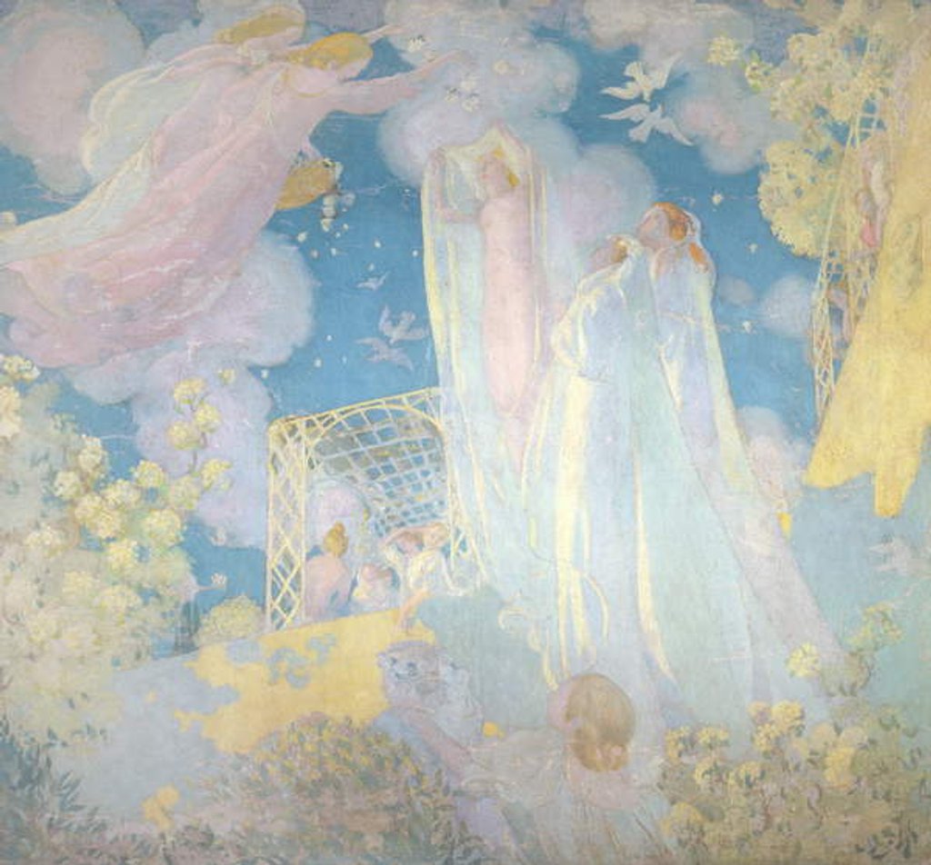 Detail of Spring, 1896 by Maurice Denis