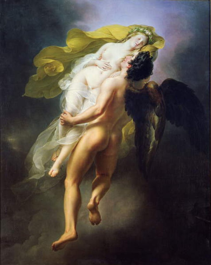 Detail of Boreas abducting Oreithyia, 1822 by Joseph Ferdinand Lancrenon
