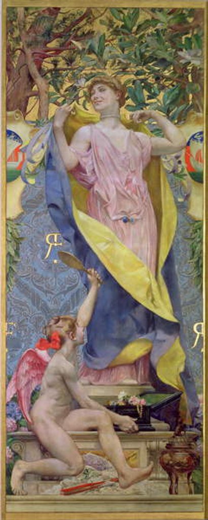 Detail of The Feminine Toilet by Luc-Oliver Merson