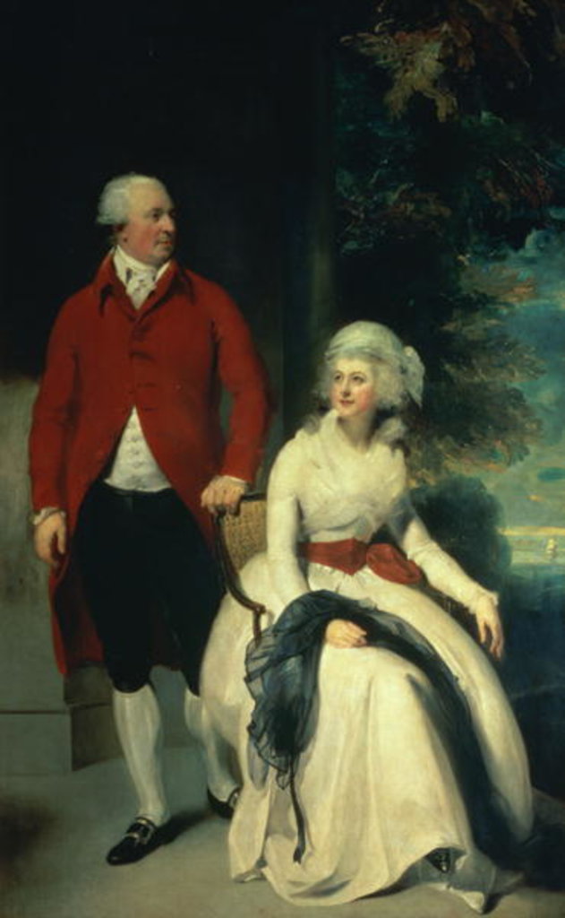 Detail of Portrait of John Julius Angerstein and his second wife Eliza, c.1792 by Thomas Lawrence