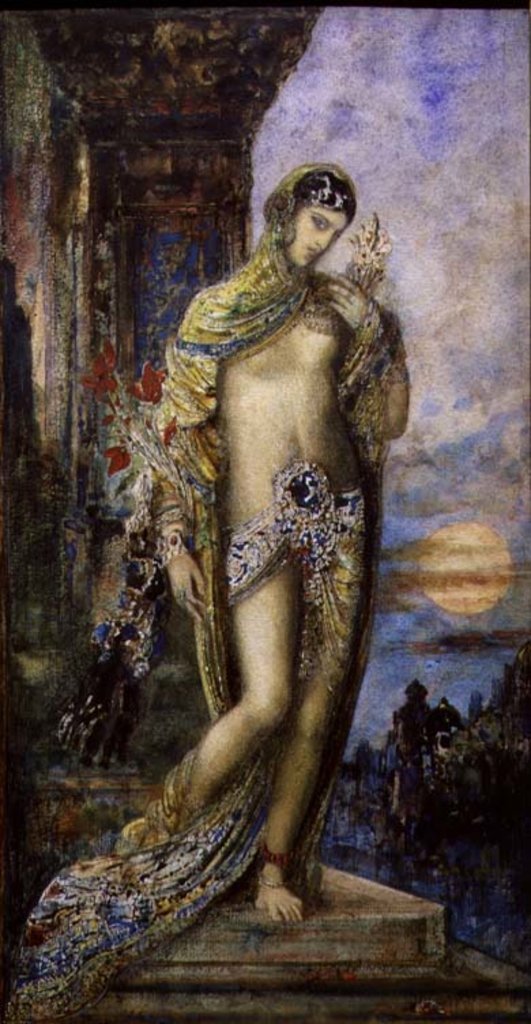 Detail of The Song of Songs: the Shulammite maiden by Gustave Moreau