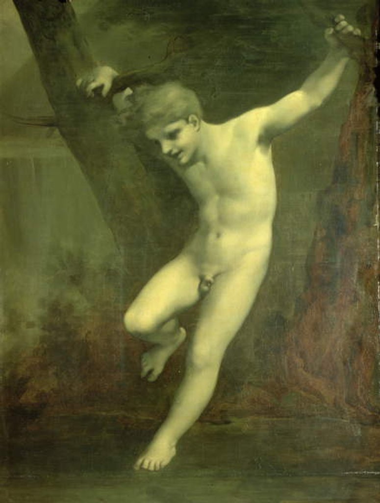 Detail of Young Zephyr balancing above water by Pierre-Paul Prud'hon