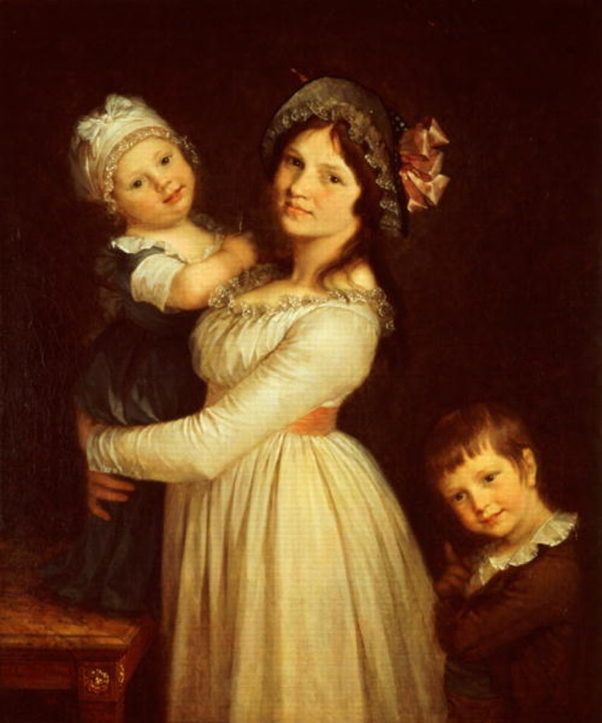Detail of Family portrait of Madame Anthony and her children, 1785 by Pierre-Paul Prud'hon