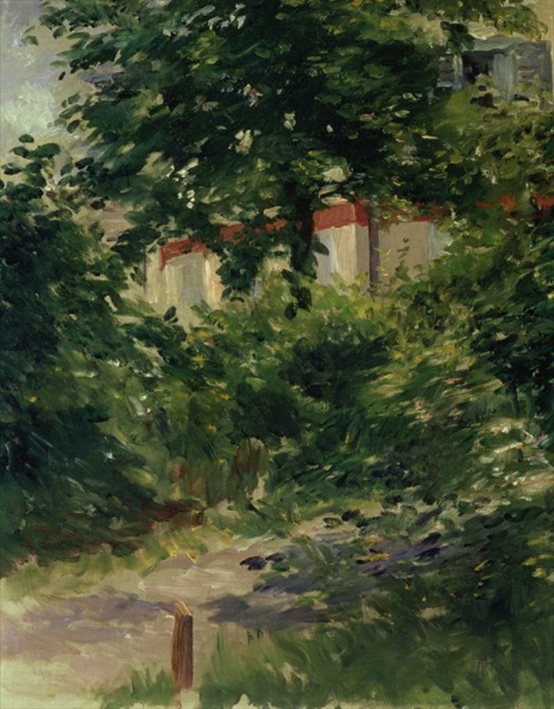 Detail of A Corner of the Garden in Rueil, 1882 by Edouard Manet