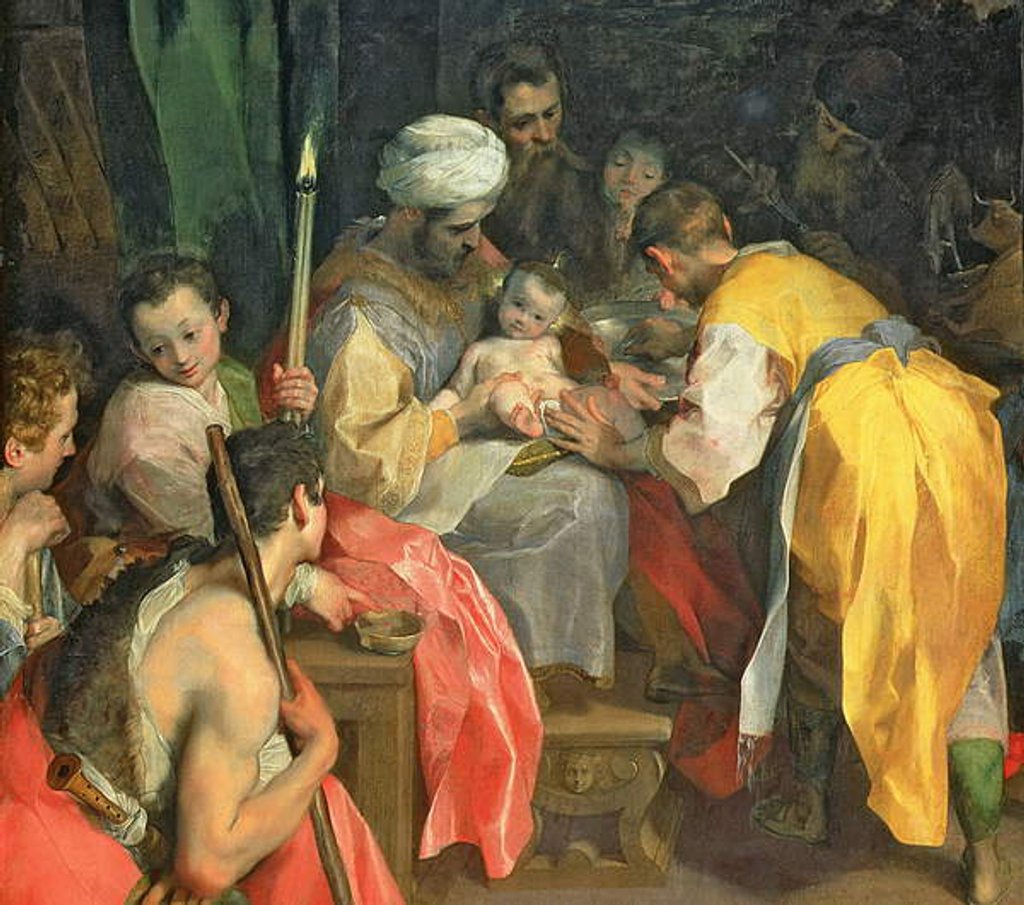 Detail of The Circumcision of Christ, 1590 by Federico Fiori Barocci or Baroccio