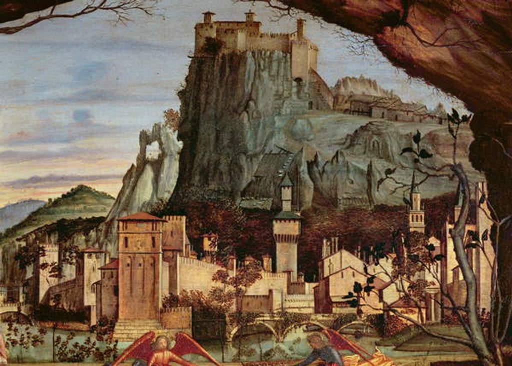 Detail of Sacre conversazione by Vittore Carpaccio